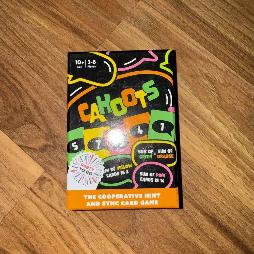 Gamewright - Party to Go - Cahoots - The Cooperative Hint and Sync Card Game...